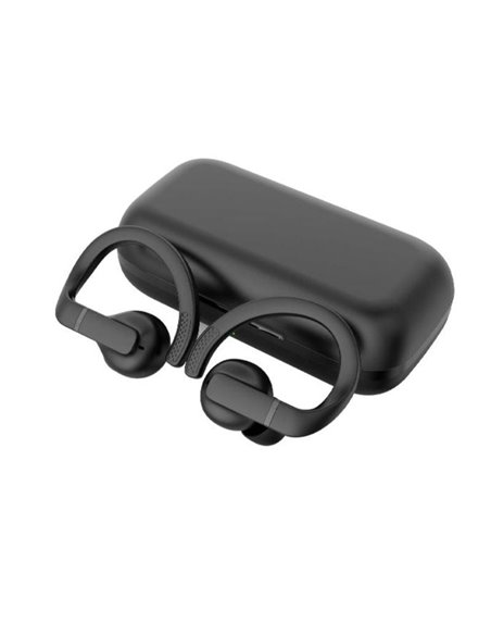 Auriculares Deportivos Bluetooth Daewoo DW2003 con estuche de carga/ Autonomía 8h/ Negros