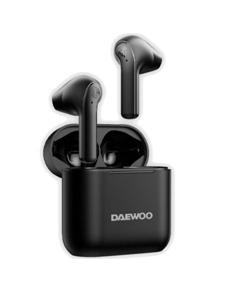 Auriculares Bluetooth Daewoo DW2020 con estuche de carga/ Autonomía 5h/ Negros