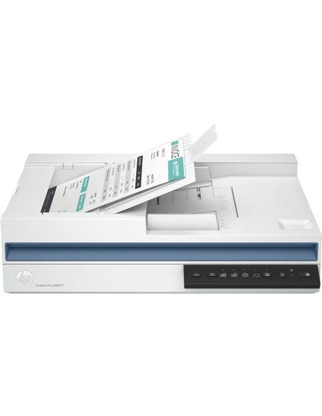 Escáner Documental HP ScanJet Pro 3600 F1 con Alimentador de Documentos ADF/ Doble cara
