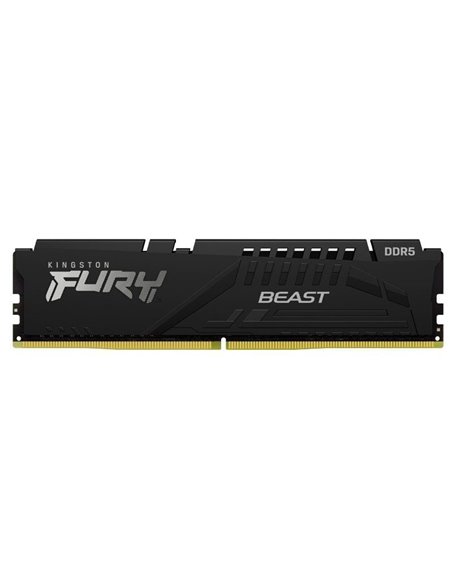 Memoria RAM Kingston FURY Beast 16GB/ DDR5/ 5200MHz/ 1.1V/ CL38/ DIMM