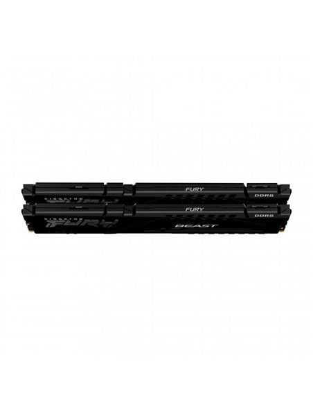 Memoria RAM Kingston FURY Beast 2 x 16GB/ DDR5/ 5200MHz/ 1.1V/ CL40/ DIMM