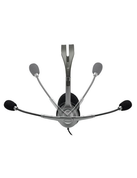 Auriculares Logitech H111/ con Micrófono/ Jack 3.5/ Negros