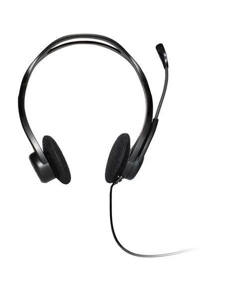 Auriculares Logitech Headset PC 960/ con Micrófono/ USB/ Negros