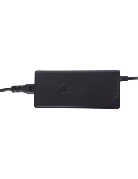Cargador de Portátil NGS W-65W TYPE C/ 65W/ Automático/ Voltaje 12-20V/ 1 USB