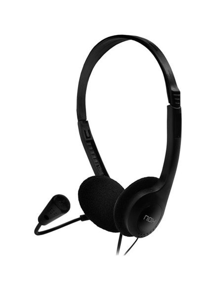 Auriculares Nox Voice One/ con Micrófono/ Jack 3.5/ Negros