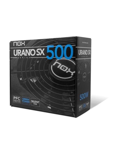 Fuente de Alimentación Nox Urano SX 500/ 500W/ Ventilador 12cm