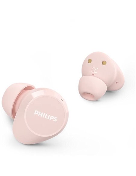 Auriculares Bluetooth Philips TAT1209 con estuche de carga/ Autonomía 6h/ Rosas