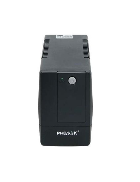 SAI Línea Interactiva Phasak Basic Interactive 600 VA/ 600VA-360W/ 2 Salidas/ Formato Torre