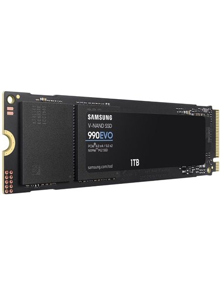 Disco SSD Samsung 990 EVO 1TB/ M.2 2280 PCIe 5.0/ Compatible con PS5 y PC/ Full Capacity
