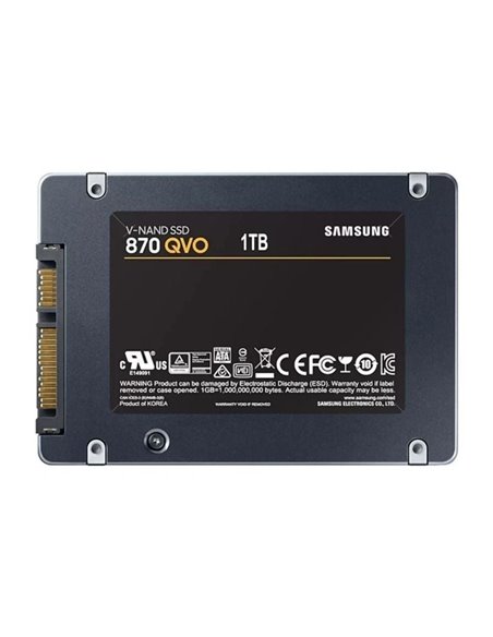 Disco SSD Samsung 870 QVO 1TB/ SATA III/ Full Capacity