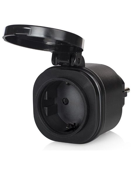 Set de Mini Enchufes para Exterior Smartwares SH4-99653/ Negros