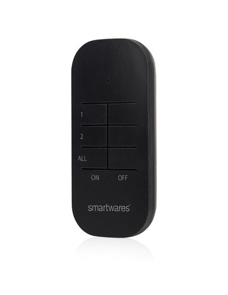 Set de Mini Enchufes para Exterior Smartwares SH4-99653/ Negros