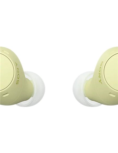 Auriculares Bluetooth Sony WF-C510 con estuche de carga/ Autonomía 5h/ Amarillos