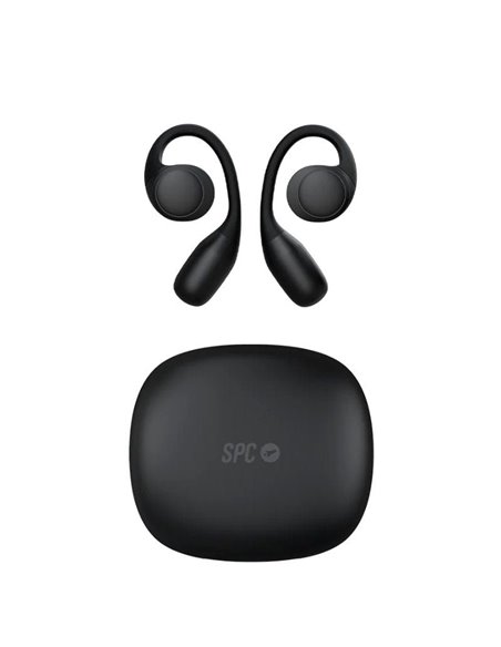 Auriculares Deportivos Bluetooth SPC Ether 2 Sense con estuche de carga/ Autonomía 8h/ Negros