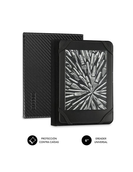 Funda para libro electrónico Subblim 1EC001 Booklet/ Negra