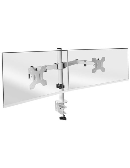 Soporte para 2 Monitores Mars Gaming MARM2/ hasta 8kg