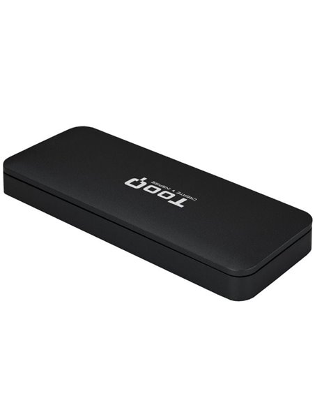 Caja Externa para Disco SSD M.2 NVMe TooQ TQE-2280B/ USB 3.1/ Sin tornillos