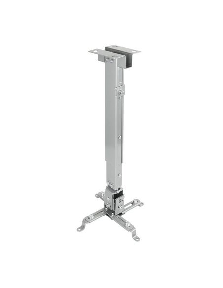 Soporte de Techo para Proyector TooQ PJ2012T-S/ Inclinable-Nivelable/ hasta 20kg