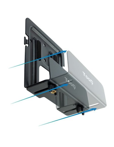 Soporte Universal TooQ TQMPM4776 para Router, MiniPC/ hasta 5kg