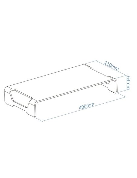 Soporte para Monitor TooQ TQMR0004/ hasta 20kg