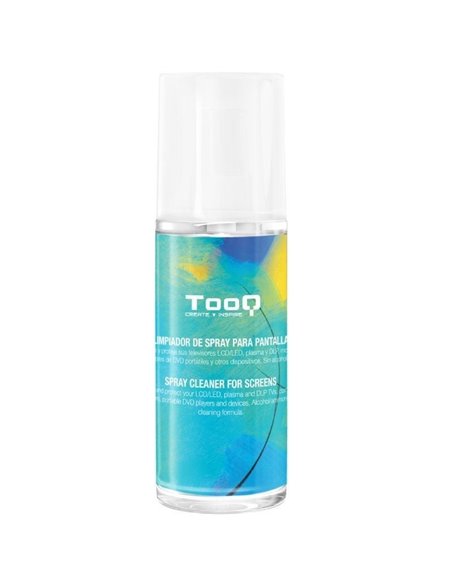 Kit Limpiador de Pantallas TooQ TQSC0016/ Spray 150ml + Paño Microfibra