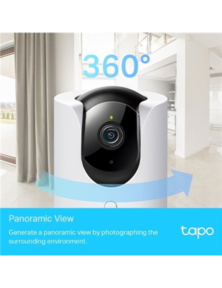 Cámara de Videovigilancia TP-Link Tapo C225/ 120º/ Visión Nocturna/ Control desde APP