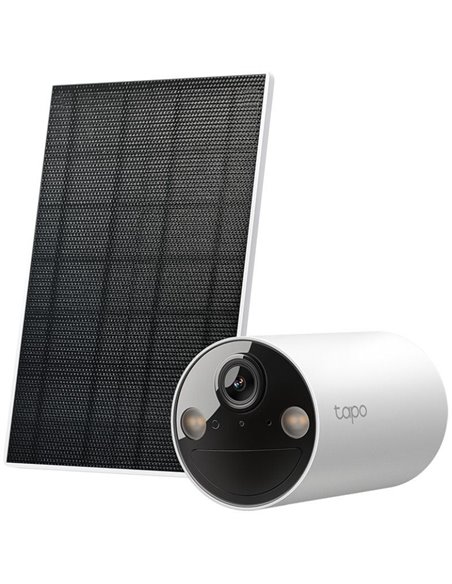 Cámara de Videovigilancia TP-Link Tapo TC82 Kit/ Visión Nocturna/ Control desde APP/ Incluye Panel Solar