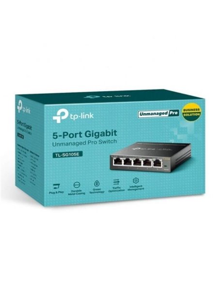 Switch TP-Link Easy Smart TL-SG105E 5 Puertos/ RJ-45 10/100/1000