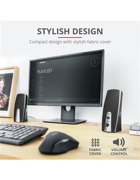 Altavoces Trust Mila/ 10W/ 2.0