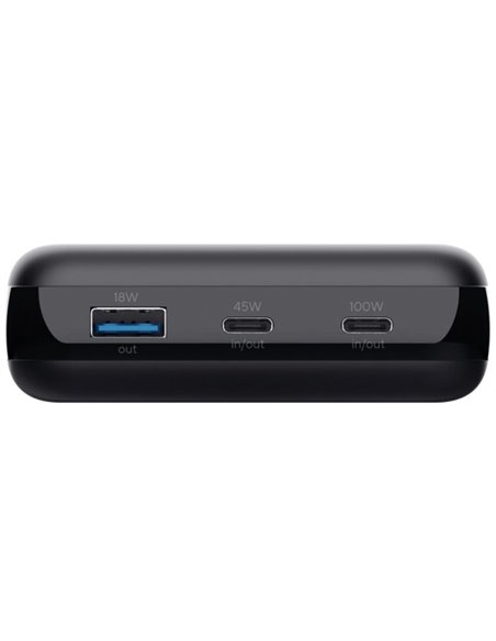 Batería Externa/Powerbank Trust Laro 20000mAh/ 100W/ Compatible con Portátiles