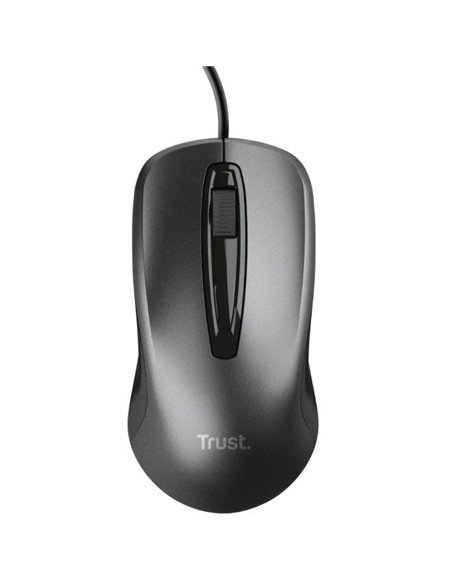 Ratón Trust Basics Wired Mouse/ Hasta 1200 DPI