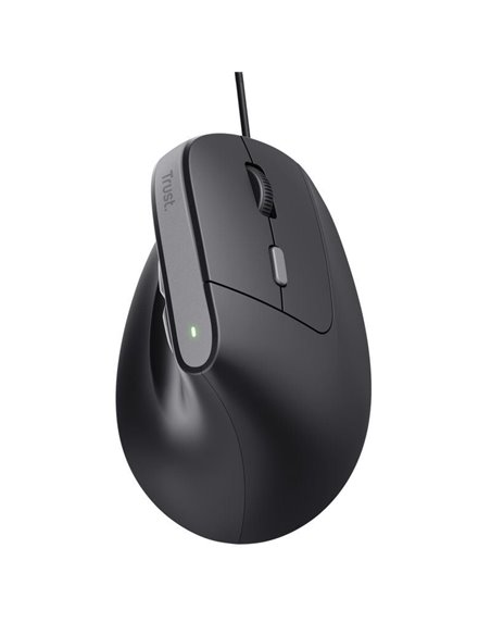 Ratón Ergonómico Trust Bayo II/ Hasta 2400 DPI