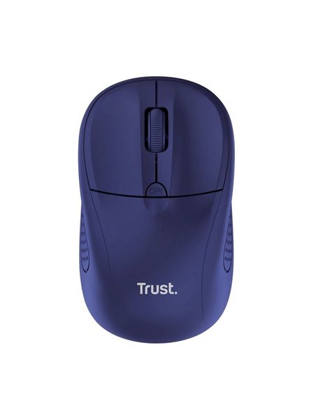 Ratón Mini Inalámbrico Trust Primo/ Hasta 1600 DPI/ Azul mate