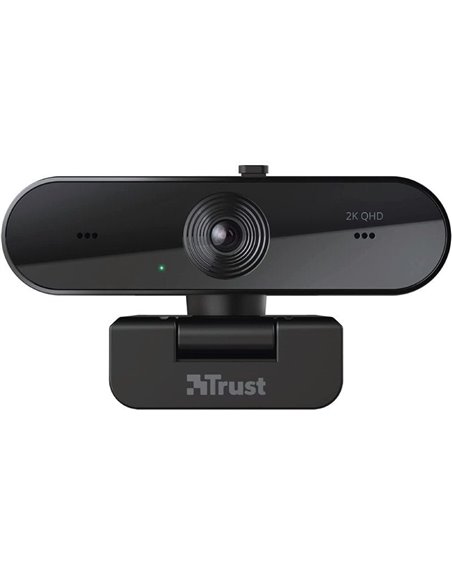 Webcam Trust TW-250/ Enfoque Automático/ 2560 x 1440 QHD