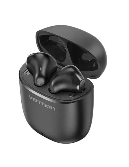 Auriculares Bluetooth Vention NBGB0 con estuche de carga/ Autonomía 7h/ Negros