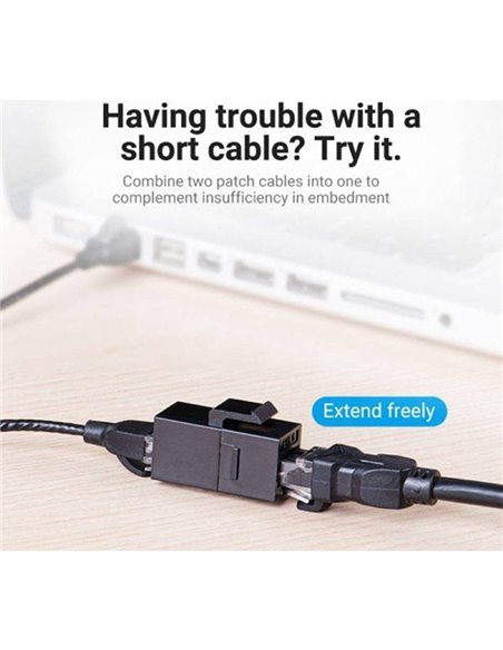 Conector RJ45 Vention IPGB0 Cat6 UTP/ Negro
