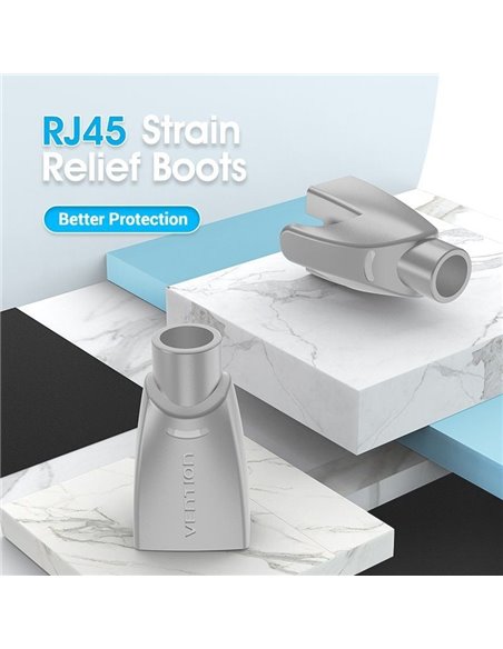 Funda Protectora RJ45 Vention IODH0-50/ 50 uds/ Gris