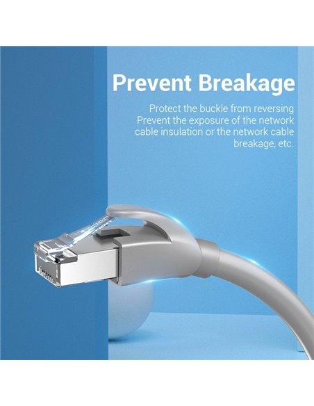 Funda Protectora RJ45 Vention IODH0-50/ 50 uds/ Gris