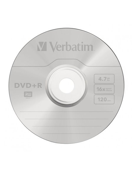 DVD+R Verbatim Advanced AZO 16X/ Tarrina-25uds