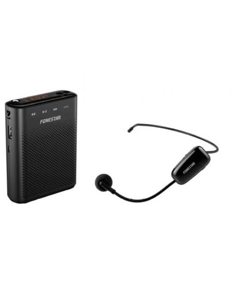 Altavoz amplificador fonestar alta-voz-w30 mic-uhf/ 30w/ 1.0