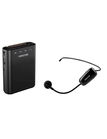 Altavoz amplificador fonestar alta-voz-w30 mic-uhf/ 30w/ 1.0