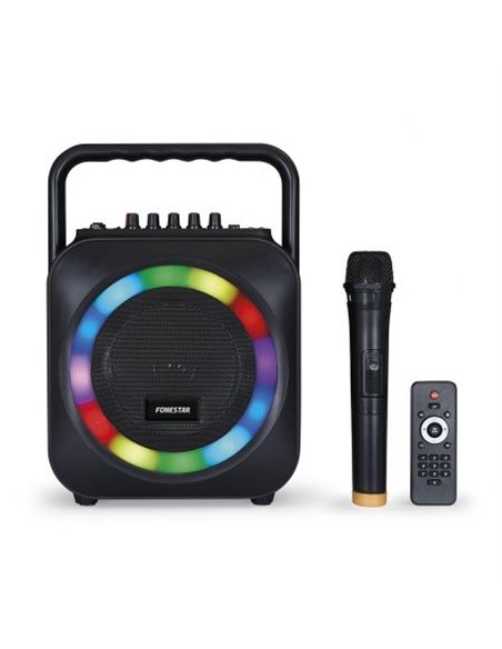 Altavoz portable con bluetooth fonestar box-35led/ 35w/ 1.0