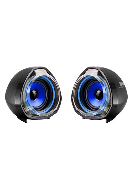 Altavoces woxter big bass 70/ 15w/ 2.0/ azules
