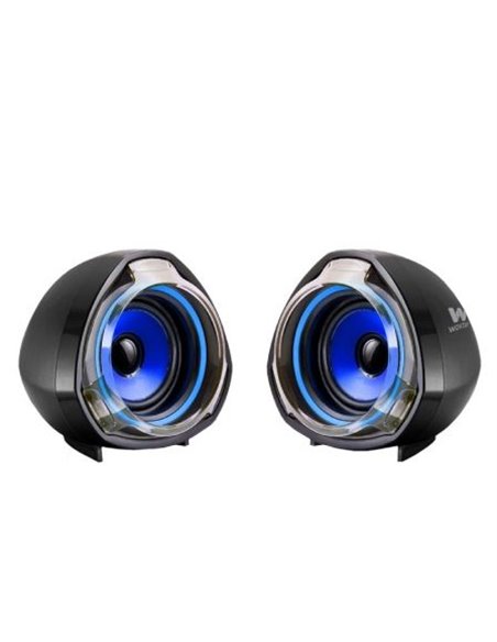 Altavoces woxter big bass 70/ 15w/ 2.0/ azules