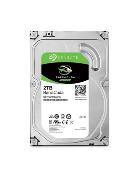 Disco duro seagate barracuda 2tb/ 3.5'/ sata iii/ 256mb