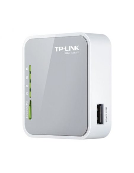 Router inalámbrico 3g tp-link tl-mr3020 150mbps/ 2.4ghz/ 1 antena/ wifi 802.11n/g/b