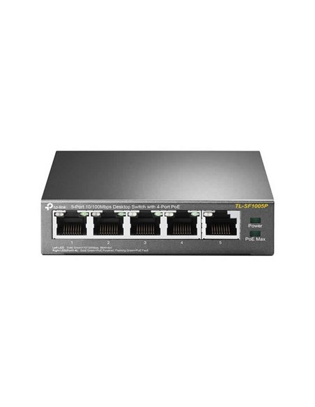 Switch tp-link tl-sf1005p 5 puertos/ rj-45 10/100 poe