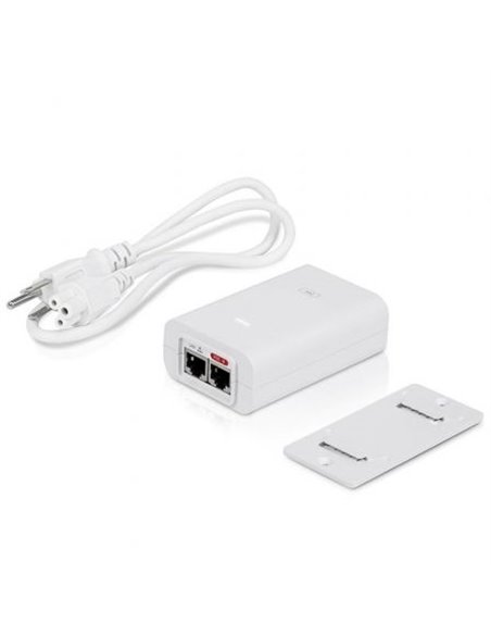 Alimentador poe ubiquiti poe-24-24w-g-wh